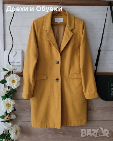 Пролетно есенен модел дълъг блейзър манто, снимка 7 - Палта, манта - 54095624