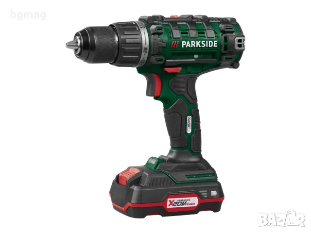 PARKSIDE PABS 20-Li I9 комплект винтоверт,зарядно и 2бр.батерия и инструменти, снимка 7 - Винтоверти - 54258141