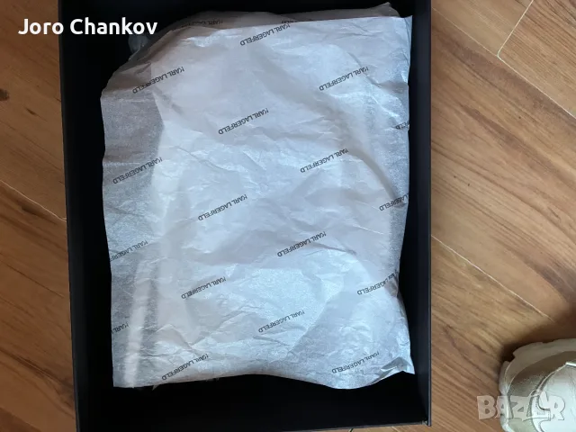 Чисто нови бели мъжки обувки KARL LAGERFELD, size 44, снимка 7 - Маратонки - 55625767