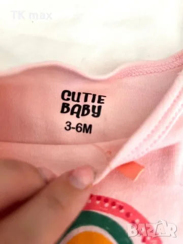 🌸 Супер сладък и мек бешки комплект Cutie Baby от 2 части. 62 - 68  см . Нов с етикет . , снимка 2 - Комплекти за бебе - 55680370