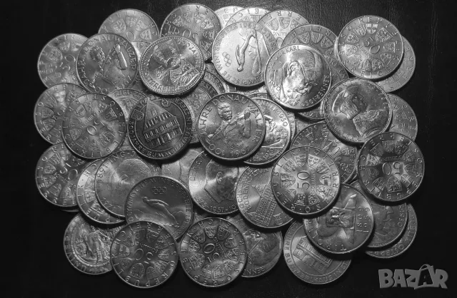 Продавам Кило 50 Австрийски шилинги проба 900 от 1959-1973г. , снимка 2 - Нумизматика и бонистика - 55492781