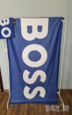 Плажна хавлия HUGO BOSS размер 180 на 90 см , снимка 2 - Други - 54582153
