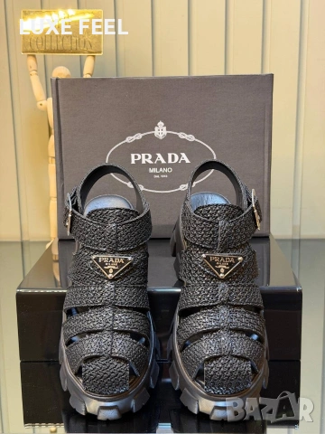 Prada ⚜️Дамски Сандали , снимка 3 - Сандали - 54584009