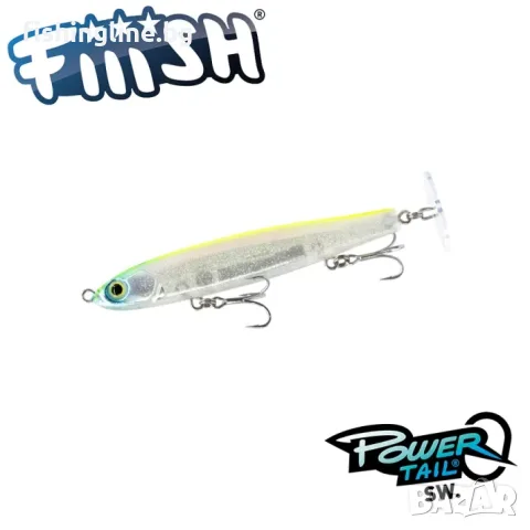 Fiiish Power Tail Shallow 90mm 14g – потъващ воблер за лаврак, лефер, щука и распер, снимка 2 - Такъми - 55388862
