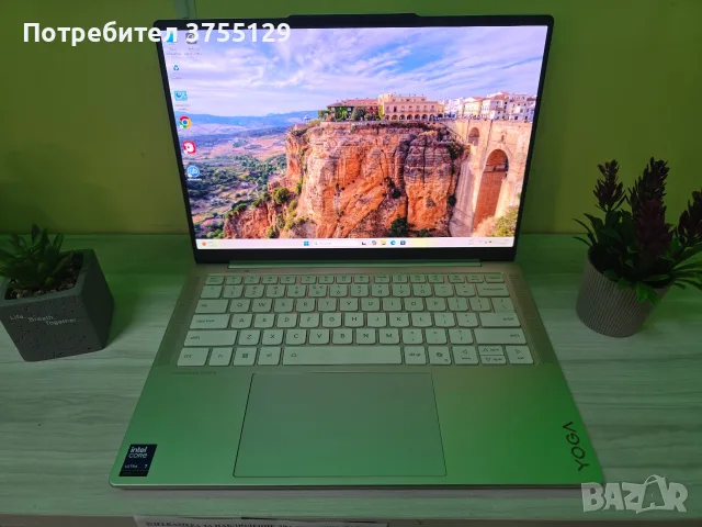 Lenovo Yoga Aura slim, снимка 10 - Лаптопи за работа - 55516378