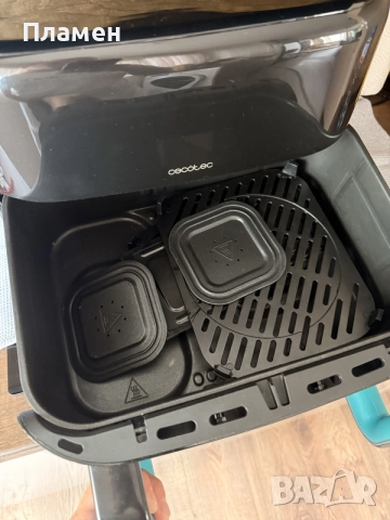 Фритюрник с горещ въздух CECOTEC Cecofry&Grill Smokin Prime 11000, снимка 14 - Фритюрници - 55663866