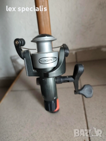 Ретро телескопична въдица + макара, снимка 3 - Въдици - 54268484