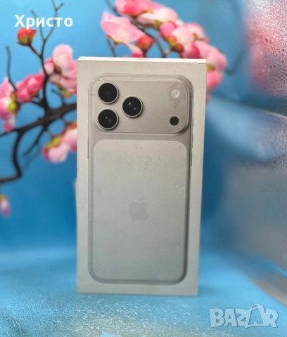 НОВ!!! Apple iPhone 17 Pro Max, 256GB, 5G, Silver + подарък протектор и адаптер , снимка 3 - Apple iPhone - 53992247