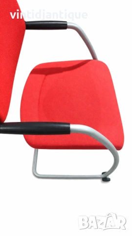 Конферентни столове с S-образна рамка Stoll Giroflex 16 червен, снимка 4 - Столове - 54065309