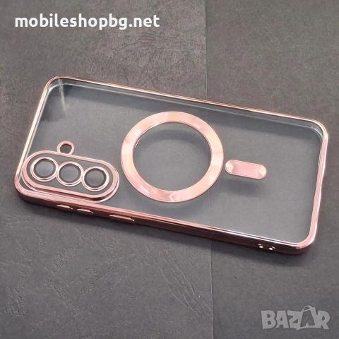 Samsung Galaxy A36 калъф гръб MagSafe защита на камерите розов кант, снимка 2 - Калъфи, кейсове - 54945855