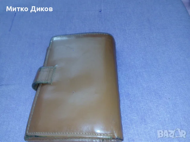 Портфейл Пеперуда 130х95мм естествена кожа, снимка 2 - Портфейли, портмонета - 55573379