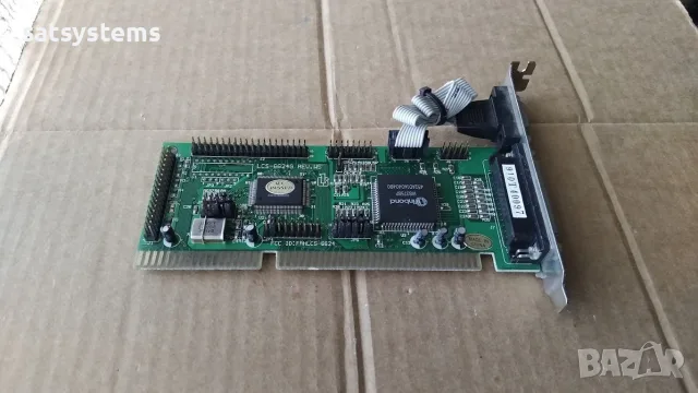 LONGSHINE LCS-6624G REV.W5 16-bit ISA Multi Controller IDE FLOPPY GAME COM Print Card, снимка 5 - Други - 55361742