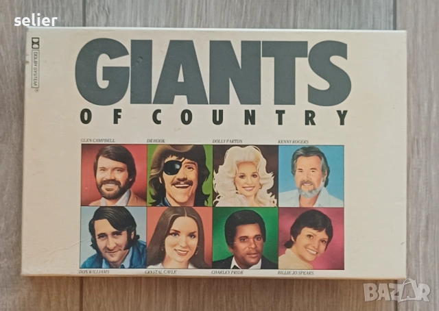 колекционерски сет от четири аудиокасети, озаглавен "Giants of Country", издаден от R Изпълнители: С