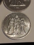 Франция 2x 10 франка 2x 50 франка, снимка 7