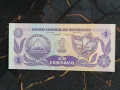 Банкнота - Никарагуа - 1 кордоба UNC | 1991г., снимка 2
