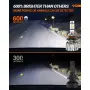 ЧИСТО НОВИ Запечатани LED Крушки SEALIGHT S6 (9005 / HB3) - 70W 18000LM 6500K  , снимка 2