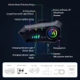 Безжична Bluetooth слушалка за моторна каска с двупосочен интерком и интелигентно шумопотискане, снимка 3
