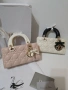 Dior D-Joy Дамска Розова Чанта От Агнешка Кожа Код Brand Luxury Fashion5, снимка 1