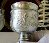Калаена чаша с картини Цигуларят,Гайдарят,Юнкерът. , снимка 8