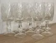 Чаши стъклени Голям лот от 11 бр. ретро чаши, снимка 1