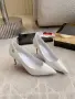 Christian Louboutin Kate 85 Patent Pumps – White, снимка 3
