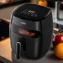 Фритюрник AirFryer, 1350W, 5.2л., LED дисплей, Горещ въздух, Таймер, до 200°C,, снимка 2