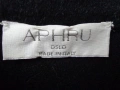 APHRU OSLO черен пуловер / топ със странични джобове от плътен 100% кашмир, оверсайз, размер S-M, снимка 5
