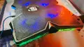 Охладителна подложка Klim Wind RGB за лаптопи до 17.3 инча черна rgb осветление с кутия като нова, снимка 7