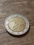 2 евро монета Германия 2002 D с много рядка грешка при сеченето, снимка 2