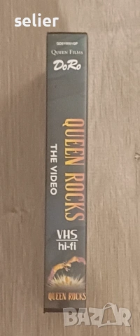 Queen ‎– Queen Rocks (The Video Оригинална VHS касета Издание 🇬🇧 UK 1998г Състояние:VG+ Рядка касе, снимка 3 - Други жанрове - 54953859