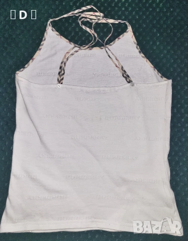 BURBERRY оригинален топ - ХС - С, снимка 4 - Корсети, бюстиета, топове - 54991818