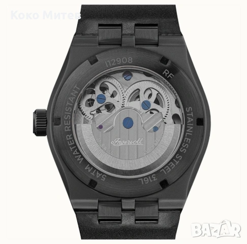 Ingersoll часовник с автоматично задвижване, снимка 3 - Мъжки - 54219907