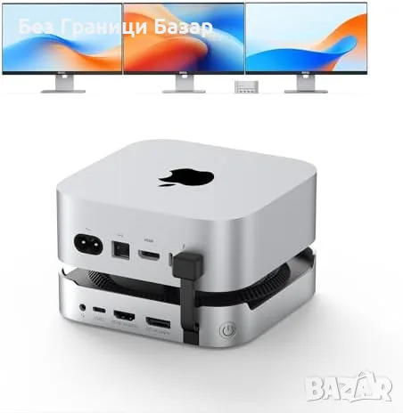 Нов Mac Mini M4 Pro хъб стойка TobenONE 4K HDMI DP NVMe SSD 10Gbps