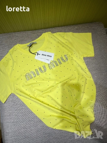 Тенскa  MIU MIU , снимка 5 - Тениски - 55140625