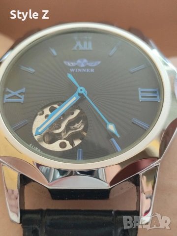 Автоматичен часовник - с Open heart циферблат, снимка 4 - Мъжки - 54144513