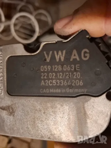 дросел drosel 059128063E 2.5TDI AUDI/VW PASAT PASSAT, снимка 2 - Части - 55537192