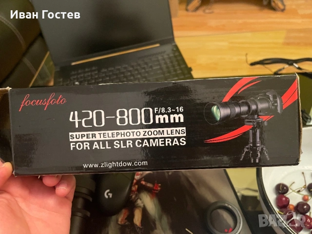Супер Телеобектив 420-800mm F/8.3-16 Focusfoto, снимка 2 - Обективи и филтри - 54813324