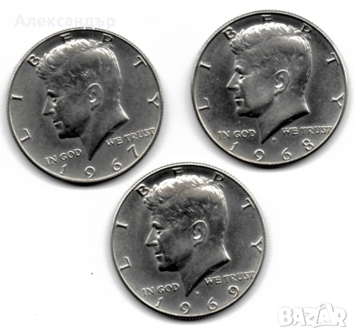 САЩ 1/2 долар, Сребърен Кенеди Халф долар, снимка 4 - Нумизматика и бонистика - 52718804