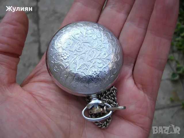 ДЖОБЕН ЧАСОВНИК МЪЛНИЯ МОЛНИЯ КАПАК КАТО НОВ + КЮСТЕК , снимка 5 - Джобни - 55321604