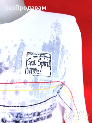 Блуза с надписи- Марка - LNS Men’s Wear, снимка 8 - Блузи - 54803325