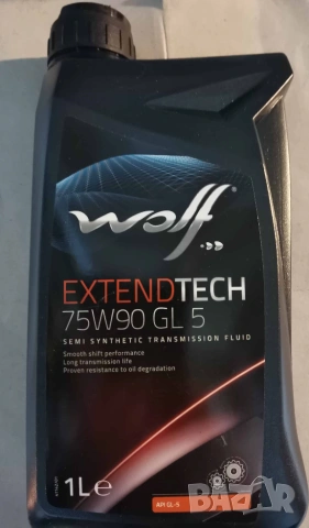 Масло за ръчна скоростна кутия WOLF 75W90 GL5, снимка 3 - Части - 55206692