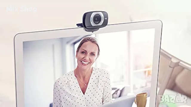 Нова c615 Logitech Web камера, снимка 2 - Друга електроника - 55493309