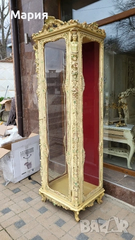 Луксознена барокова витрина , снимка 7 - Секции и витрини - 54332276