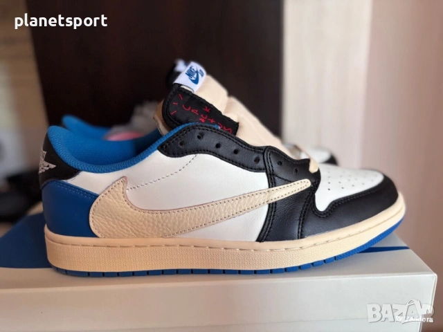 Air Jordan 1 Low Travis Scott Fragment , снимка 4 - Маратонки - 54697064