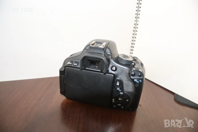 canon eos 600d с canon efs 18-55 обектив комплект, снимка 6 - Фотоапарати - 55001547