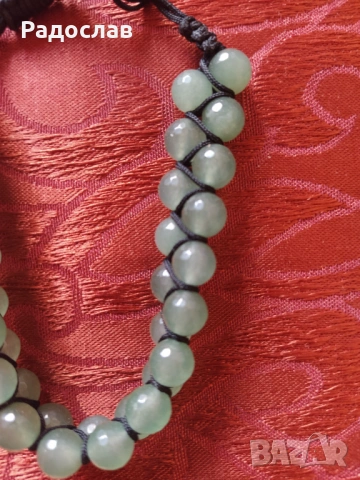 двуредова гривна от авантюрин