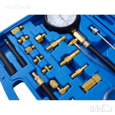 Тестер за налягане на гориво и масло 21 части HAWEK, снимка 3 - Други инструменти - 54070941