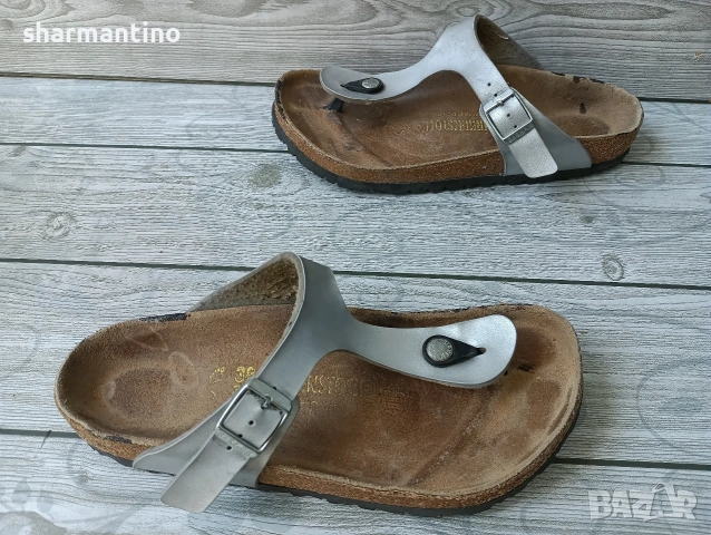 Birkenstock N 38 кожени чехли