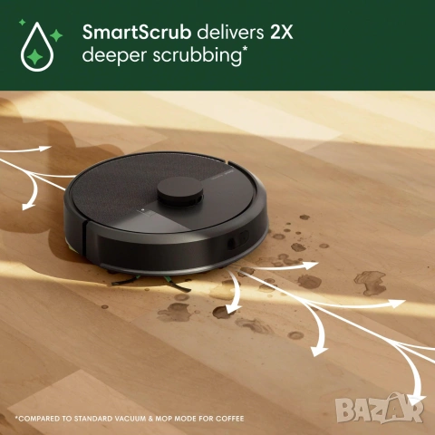 Прахосмукачка Робот iRobot Roomba Plus 405 Combo Докинг Станция Самопочистване AutoWash LiDAR 7000Pa, снимка 7 - Прахосмукачки - 55236049