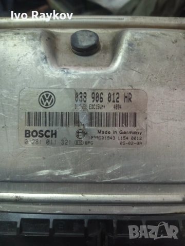 Компютър двигател за Skoda Fabia I 1.9sdi ,ECU 038906012HR , 0281011321 , снимка 2 - Части - 54898835